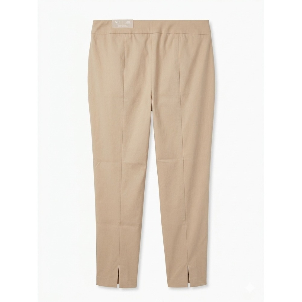 Chicos So Slimming Brigitte Slim Leg Ankle Pants Sand Tan 2R US - Picture 6 of 6
